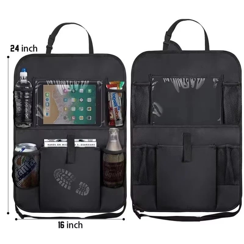 Tablet Car Accessories - Car Seat Organizer Multifunctional Oxford Fabric
