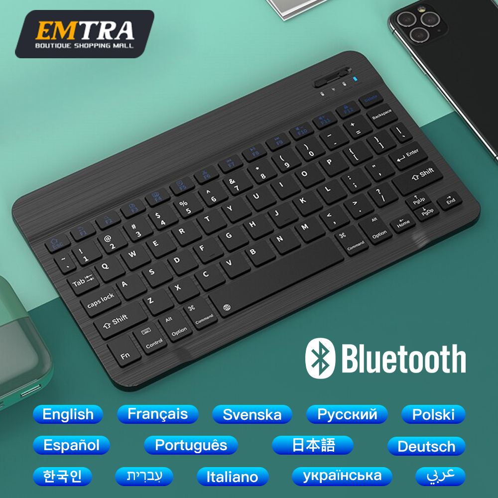 Tcl Tablet Accessories - Bluetooth Wireless Keyboard For IOS Android