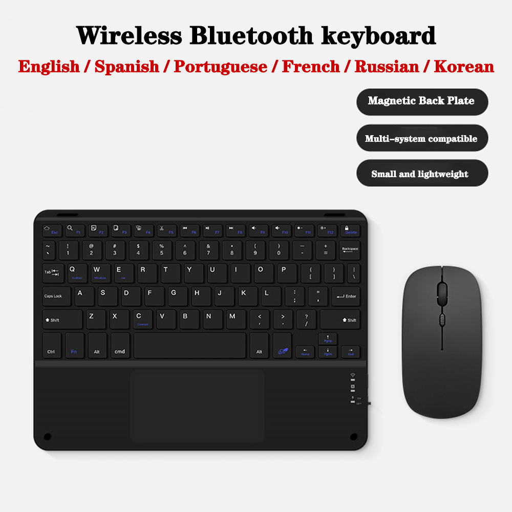 Tcl Tablet Accessories - Wireless Bluetooth Touch Keyboard For iPad