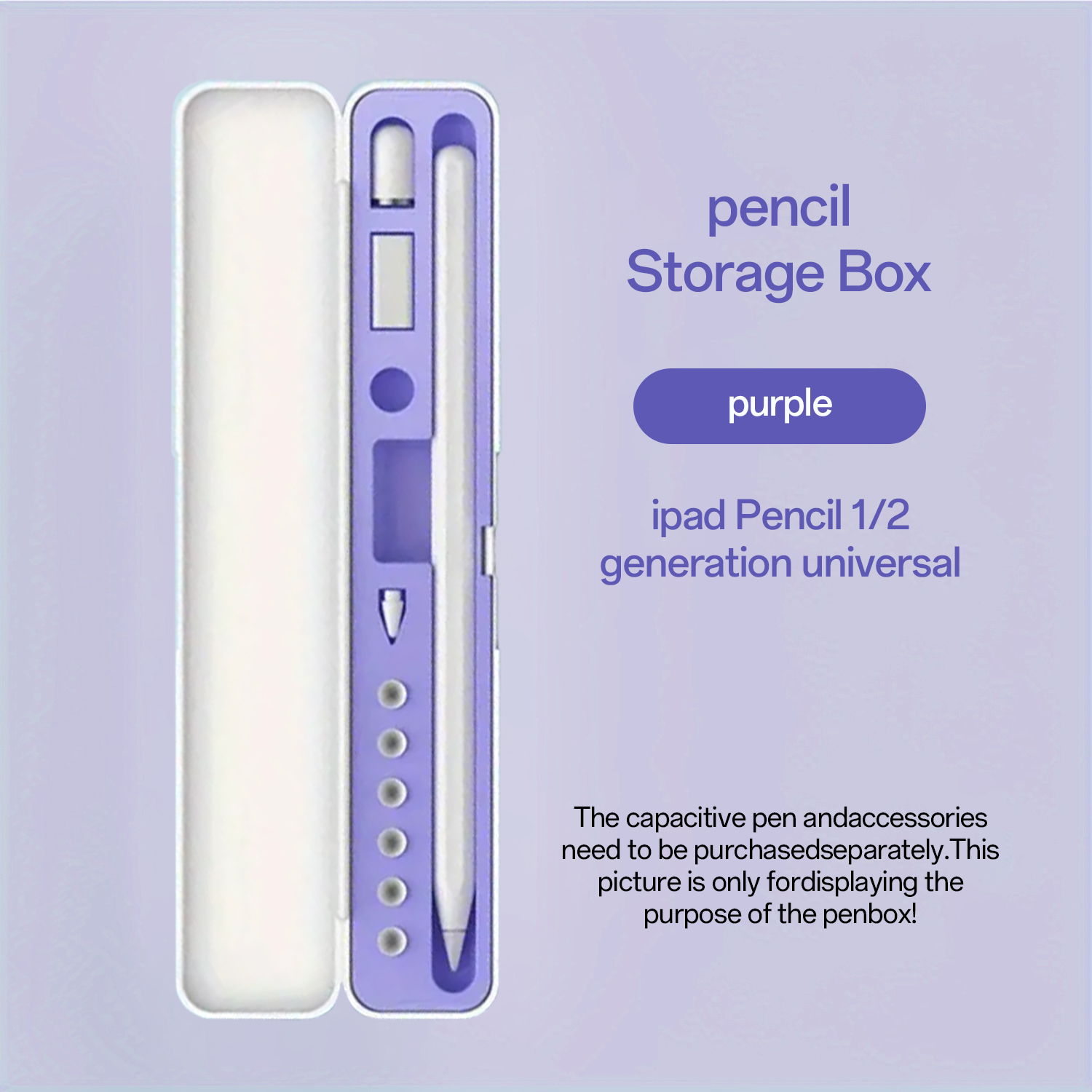 Tablet Accessories Case - For applepencil storage box generation 2