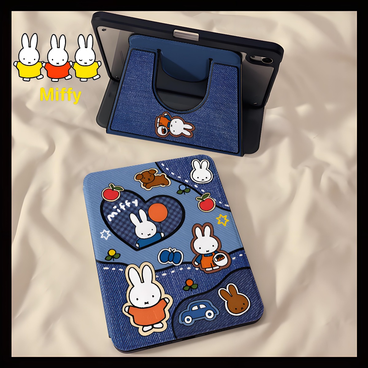 Kawaii Miffy Rabbit Tablet Cas - Tablet Accessories Case 리뷰 및 가격