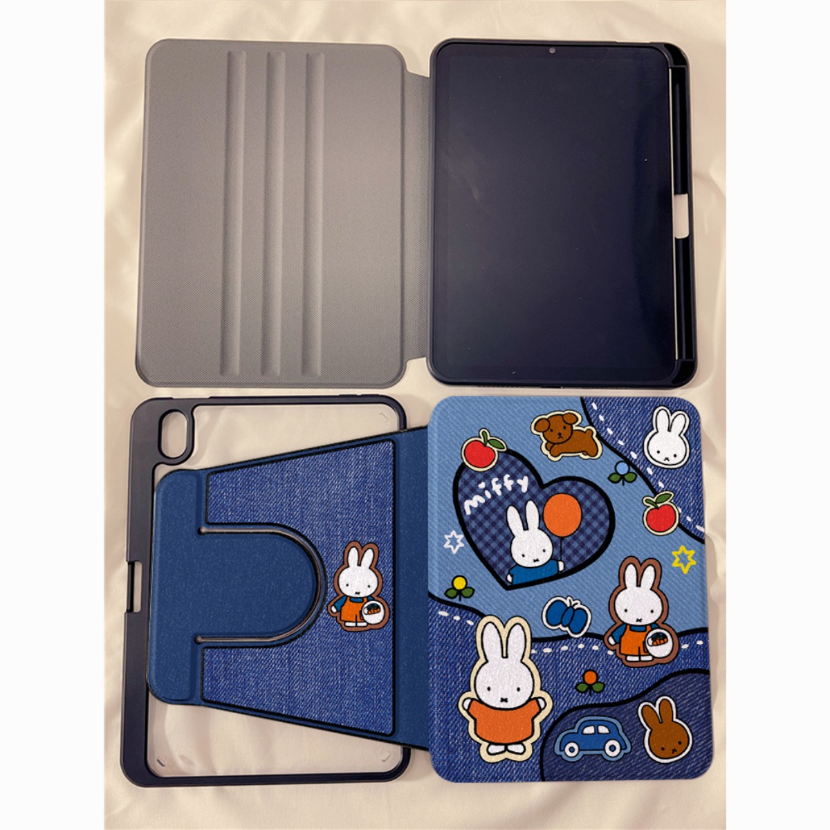 Kawaii Miffy Rabbit Tablet Cas - Tablet Accessories Case 리뷰 및 가격