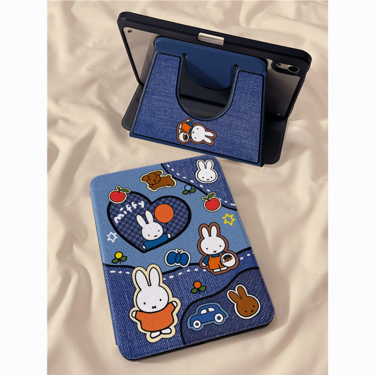 Kawaii Miffy Rabbit Tablet Cas - Tablet Accessories Case 리뷰 및 가격