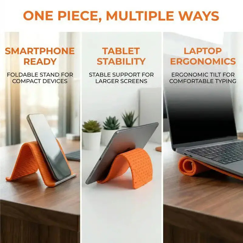 Silicone Foldable Phone Stand  - Tablet Accessory 리뷰 및 가격
