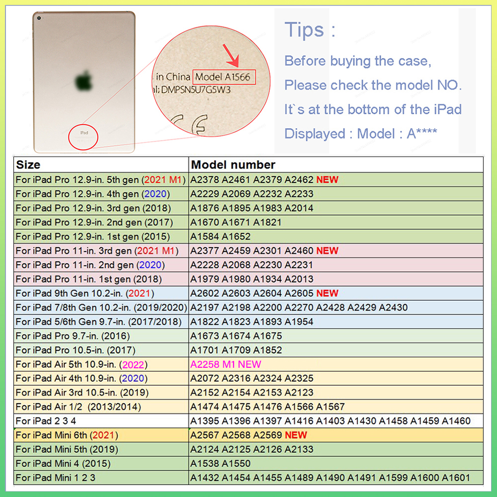 For iPad A16 A19 12th 11th 6th - Ipad Cover Folio 리뷰 및 가격