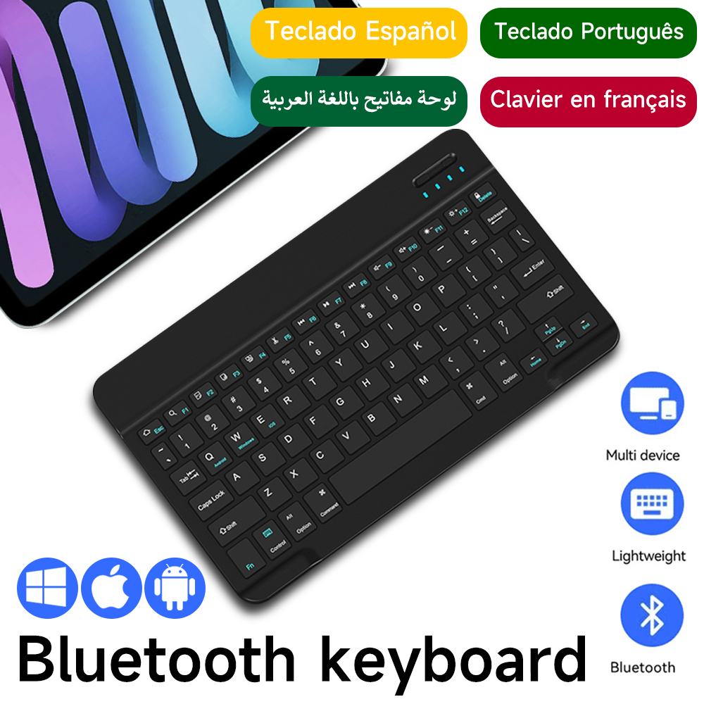 Bluetooth Keyboard for IOS And - Tablet Accessories Samsung 리뷰 및 가격