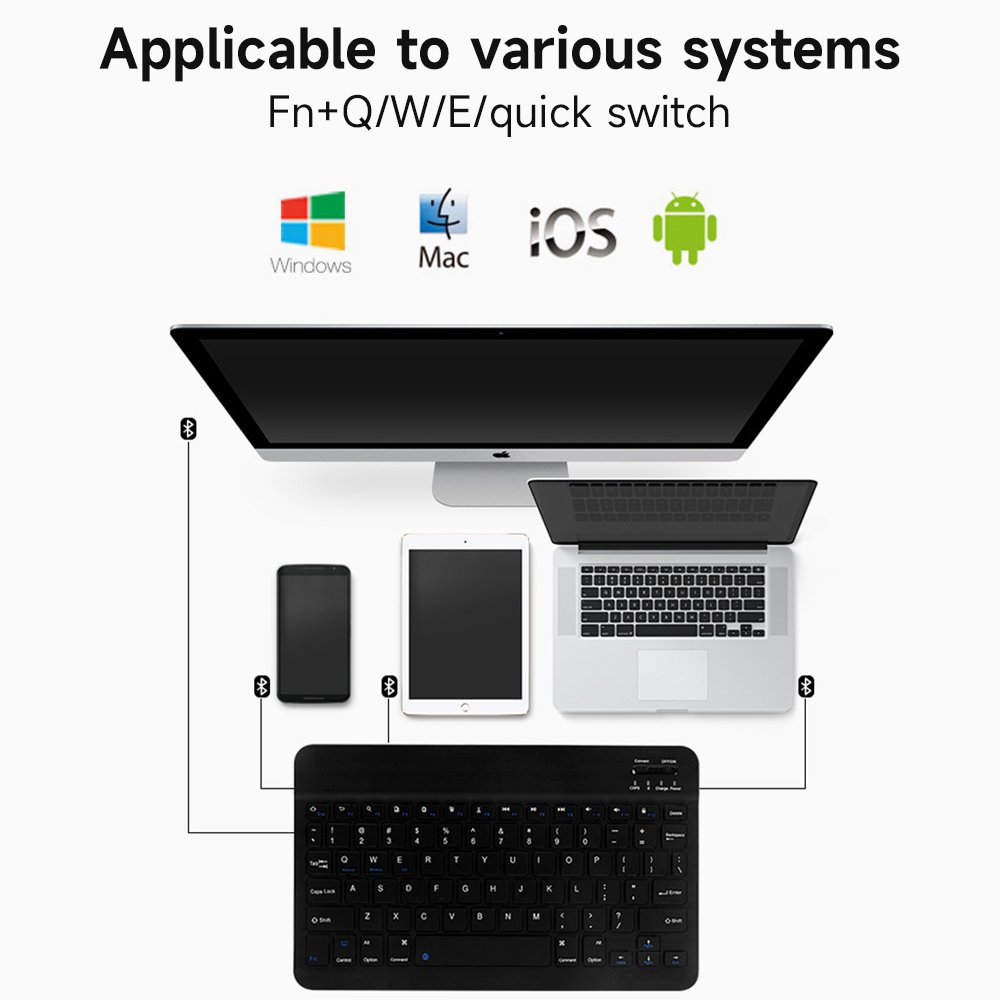 Bluetooth Keyboard for IOS And - Tablet Accessories Samsung 리뷰 및 가격
