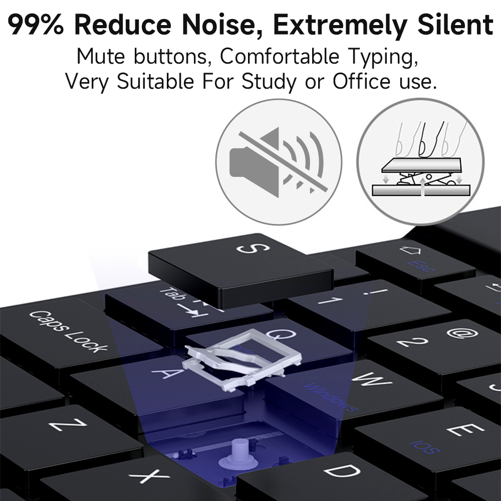 Bluetooth Keyboard for IOS And - Tablet Accessories Samsung 리뷰 및 가격