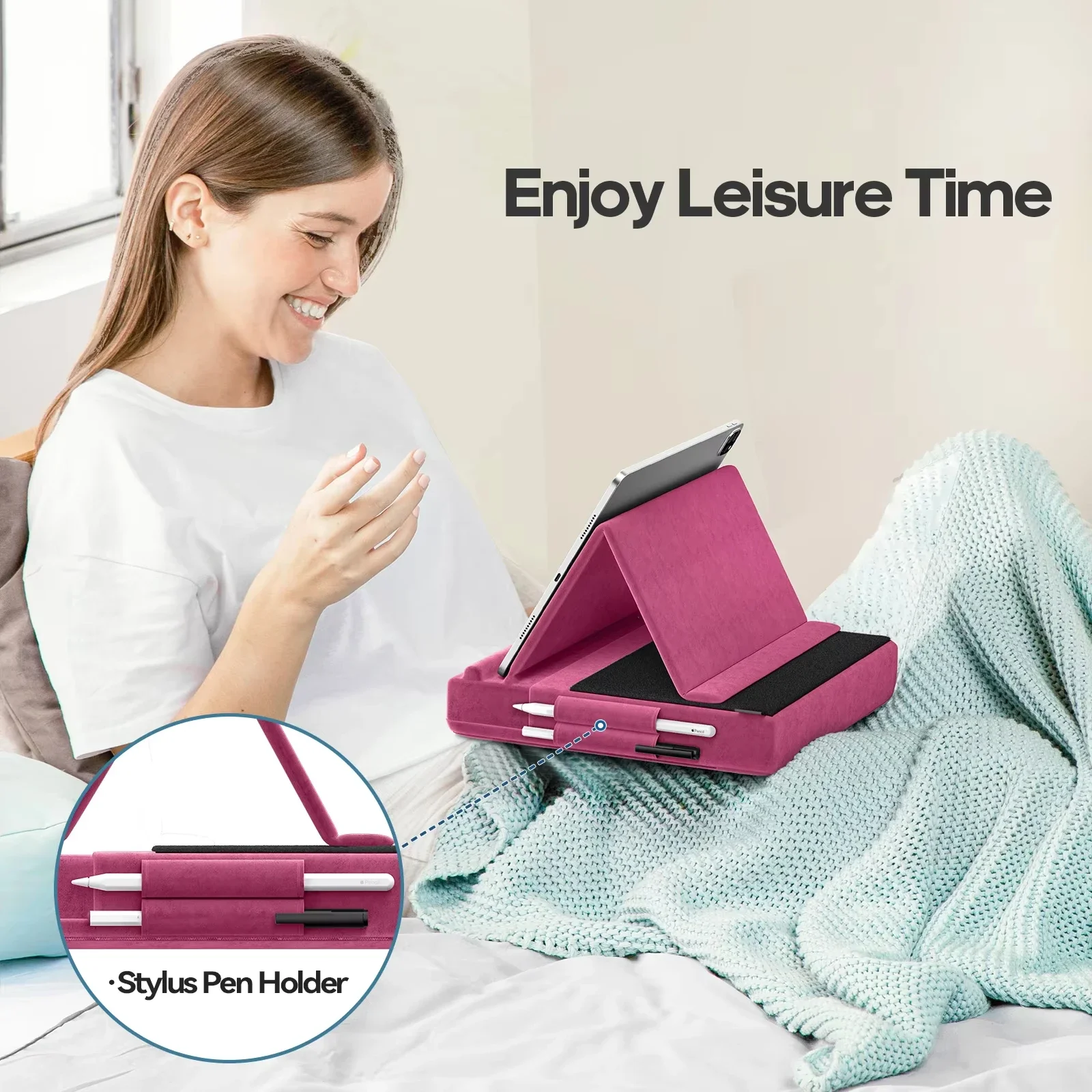 Upgraded Tablet Pillow Stand M - Tablet Lap Desk 리뷰 및 가격