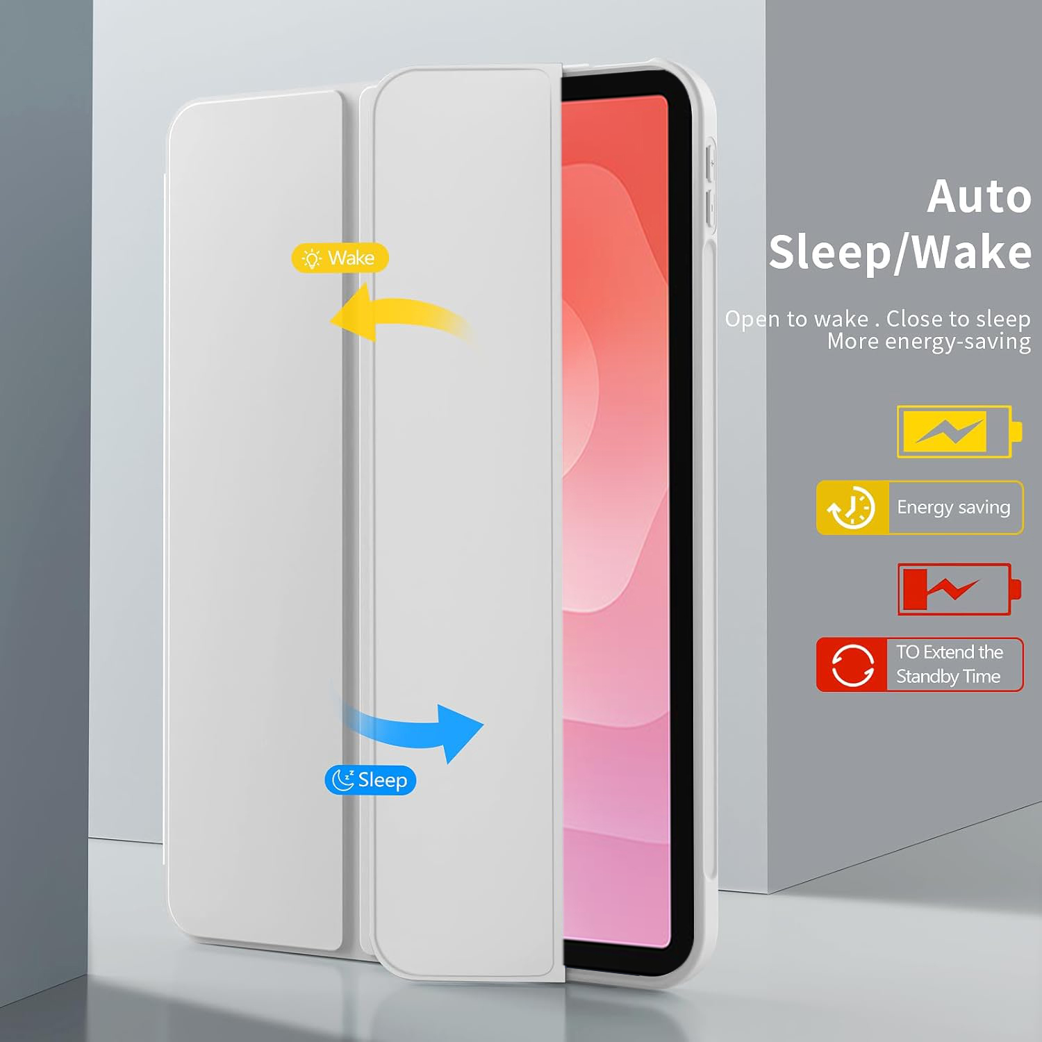 Tri-fold Flip Case For Samsung - Tablet Accessories Samsung 리뷰 및 가격