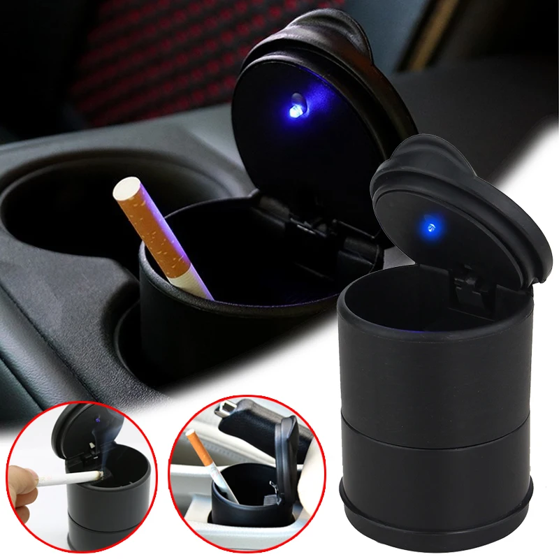 Car Ashtray LED Alloy Ash Tray - Tablet Car Accessories 리뷰 및 가격