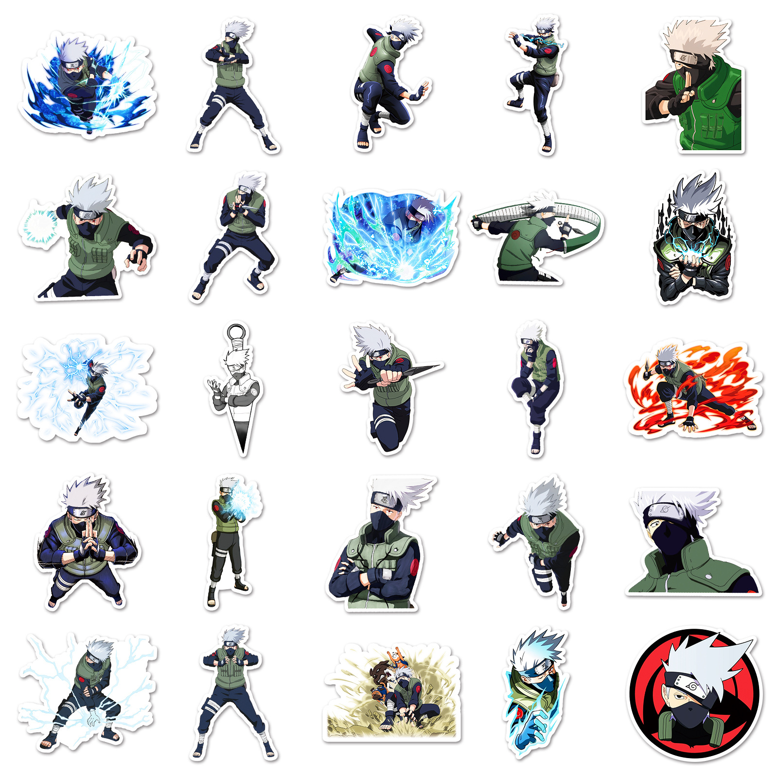 50pcs Anime Naruto Hatake Kaka - Tablet Accessory 리뷰 및 가격
