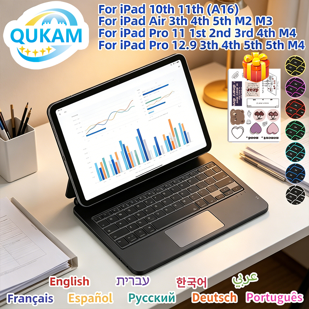 Wireless Backlit Keyboard Case - Ipad Cover Folio 리뷰 및 가격