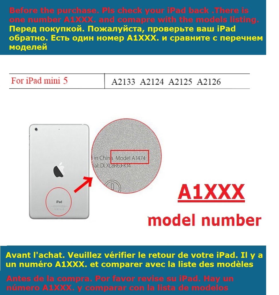 7.9‘’ Slim folio Stand Coque f - Ipad Cover Folio 리뷰 및 가격