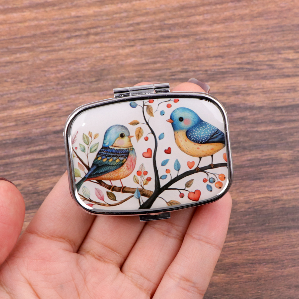 Cute Bird Cartoon Travel Pill  - Tablet Accessories Case 리뷰 및 가격