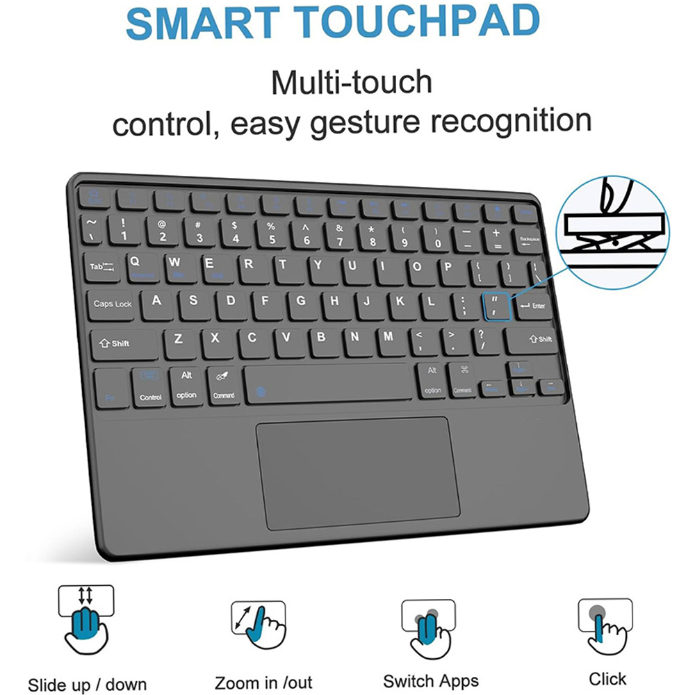 Wireless Bluetooth Touch Keybo - Tcl Tablet Accessories 리뷰 및 가격