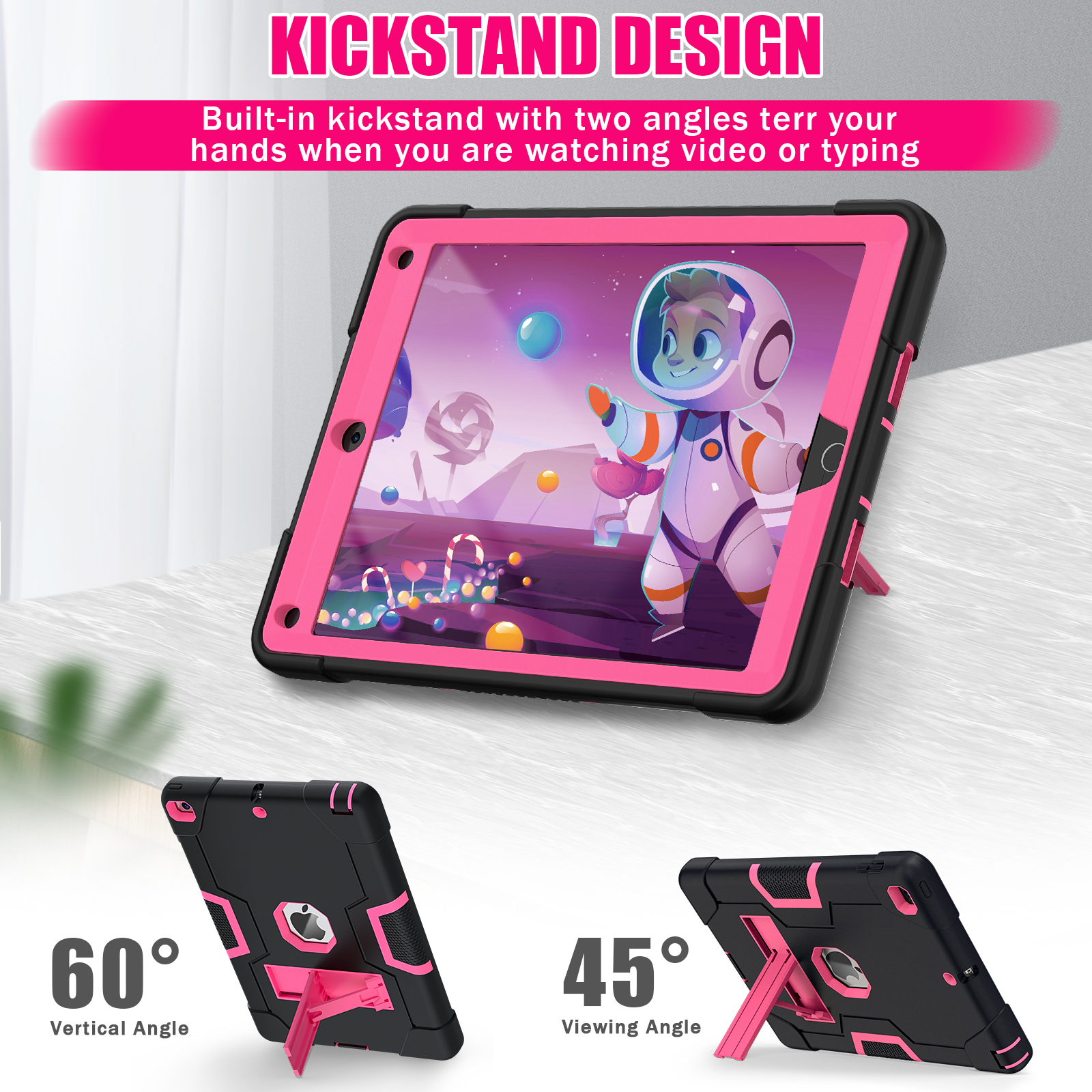 Rugged Case For New iPad 9.7 2 - Ipad Cover Folio 리뷰 및 가격