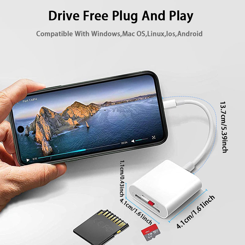 2 in 1 USB-C Card Reader, USB  - Microsd Card Tablet 리뷰 및 가격